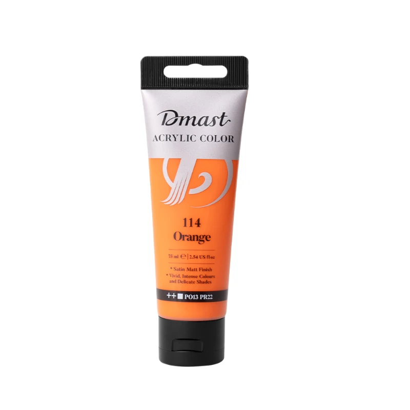 Pintura Acril 75Ml Naranja Dmast Deli