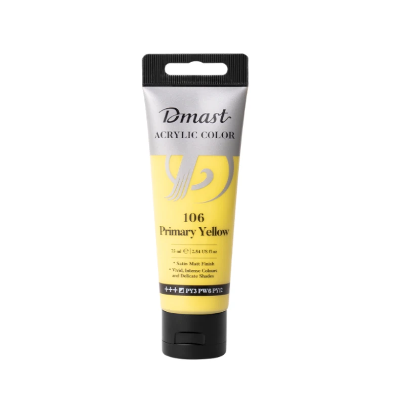 Pintura Acril 75Ml Amarillo Dmast Deli