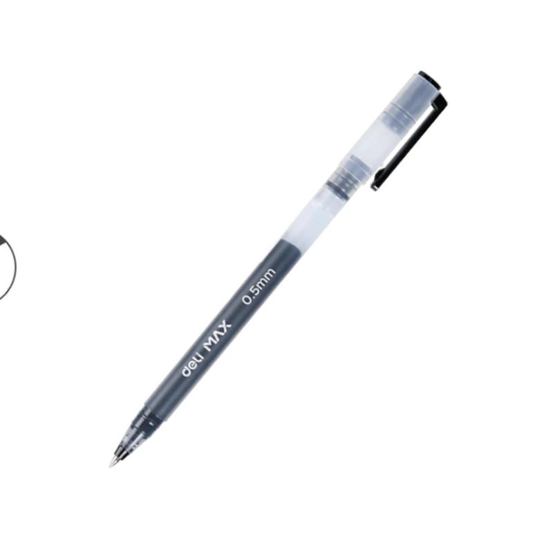 Boligrafo Deli Neg 0.5Mm Gel Max Bullet
