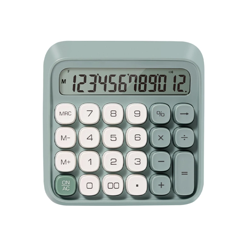 Calculadora Deli Escrit 12Dig Verde