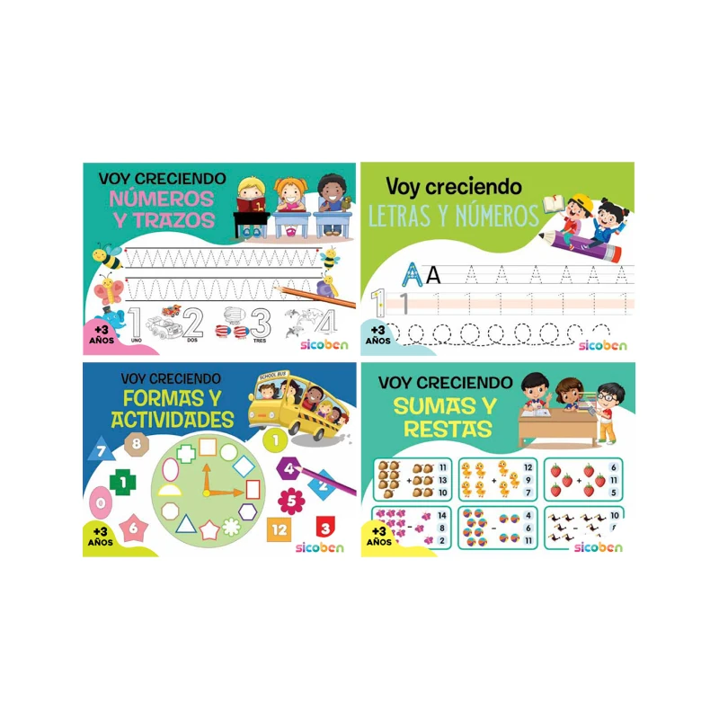 Libro De Actividades Voy Creciendo Formas y Actividades 96 Pag
