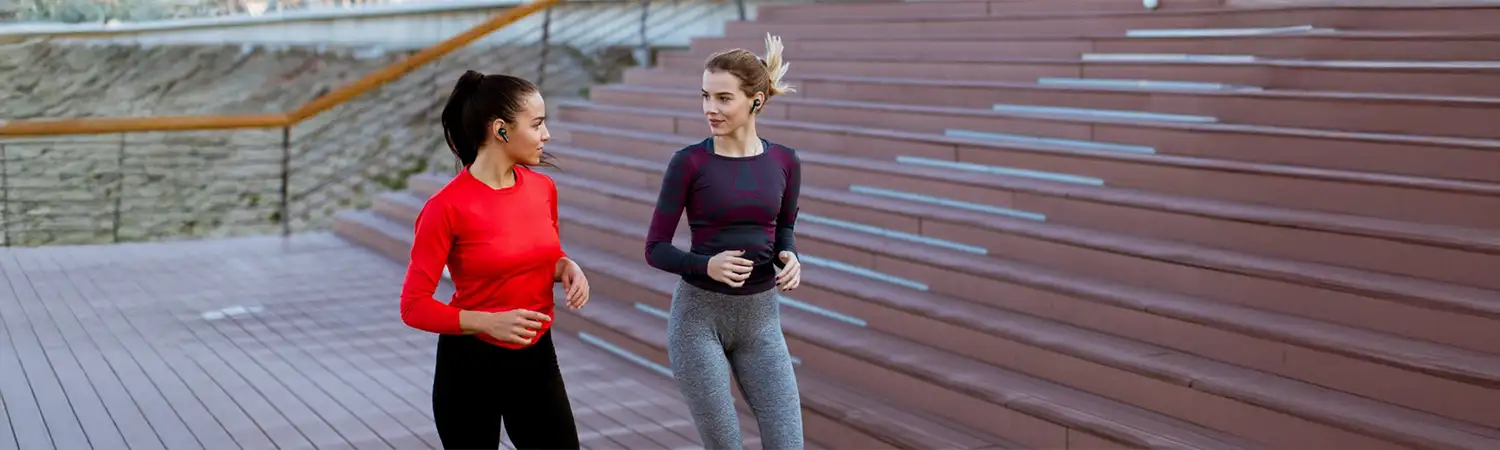 Audífonos deportivos resistentes al sudor