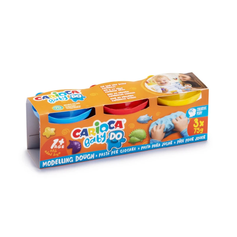 Masa Para Moldear Carioca Baby Paquete 3 75Gr