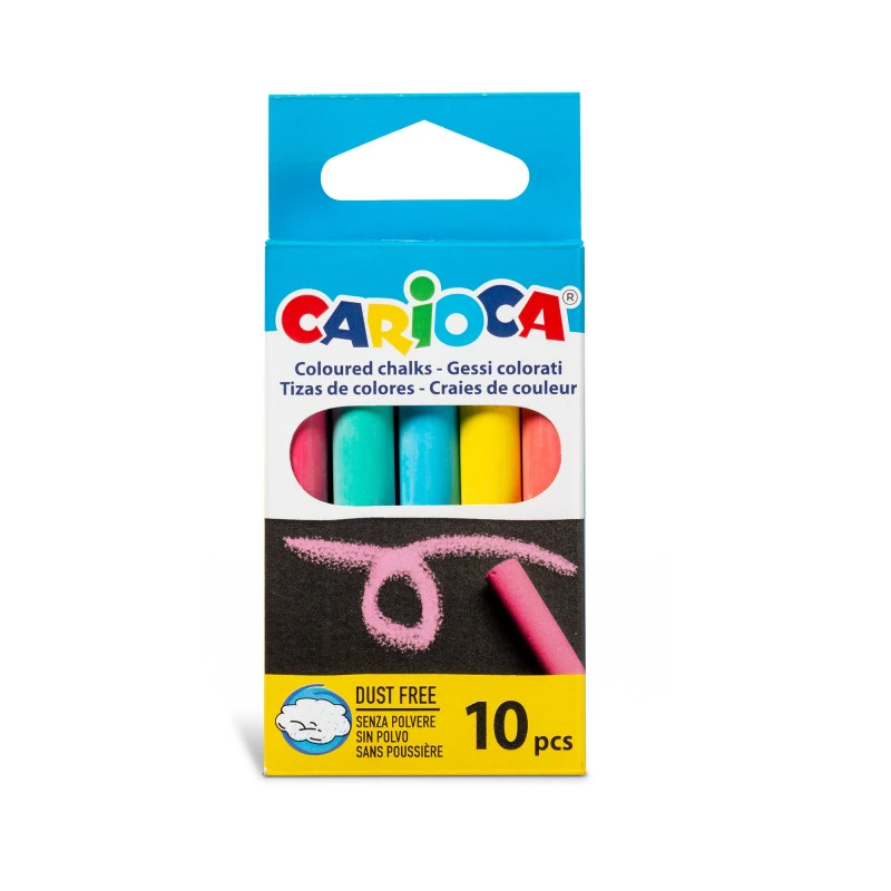Tiza Color Carioca 10Pzs