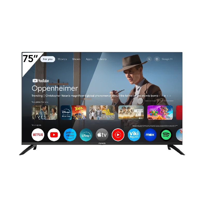 Televisor Aiwa Led 75  4K Smart UHD Qled