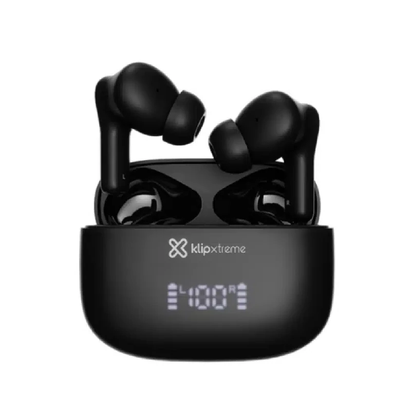 Audifono Klipx Kte-850Bk Negro Inalámbrico 26Hrs