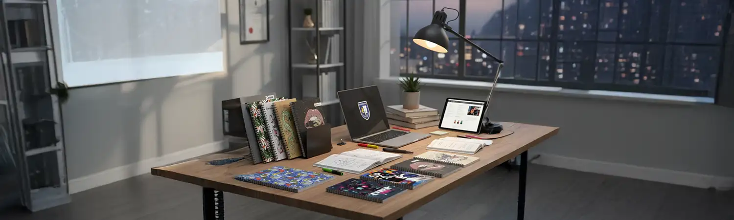 Cuadernos universitarios de tapa dura