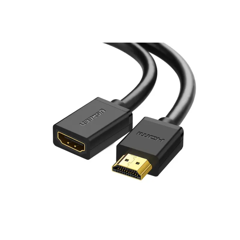 Cable Hdmi Macho A Hembra 2M Negro Hd107 Ugreen
