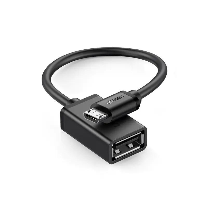 Cable Micro Usb A Usb-A Otg 15Cm Negro Us133 Ugreen