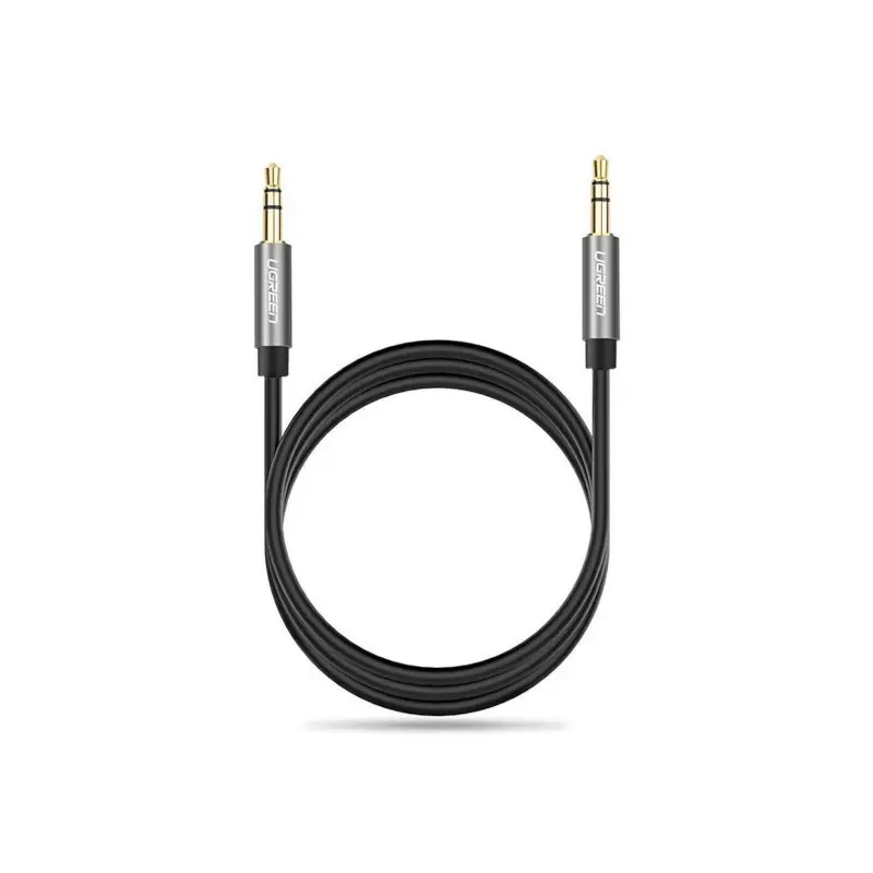 Cable Audio 3.5 Macho A 3.5 Macho 1.5M Negro Ugreen