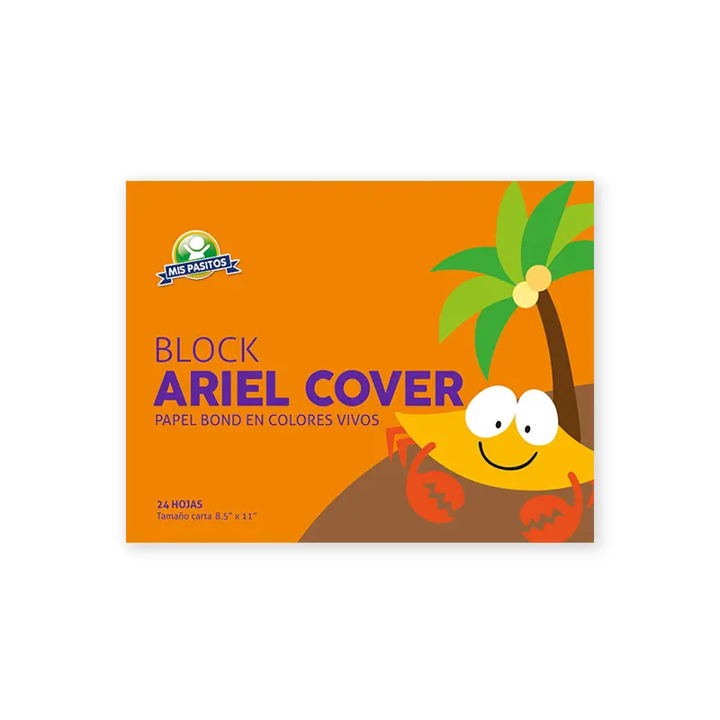 Block Tamaño Carta Papel Ariel Cover 24Hojas Surt Mis Pasitos