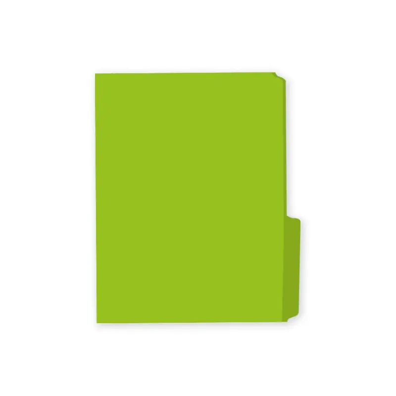 Folder Tamaño Carta Verde Limon Mis Pasitos