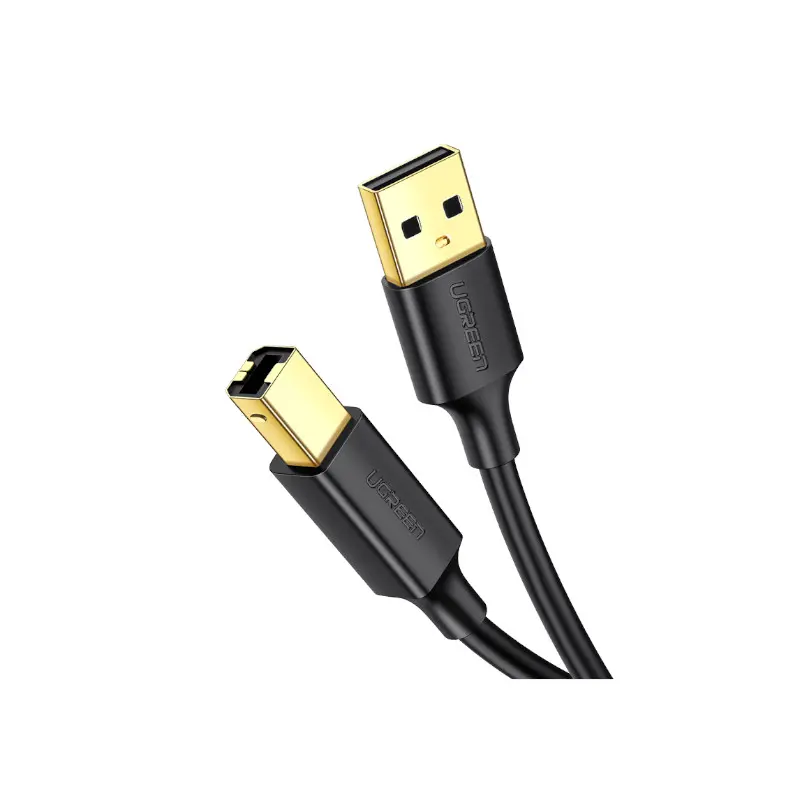 Cable Usb-A 2.0 A Usb-B Macho 1M Impresora Negro Us135 Ugreen