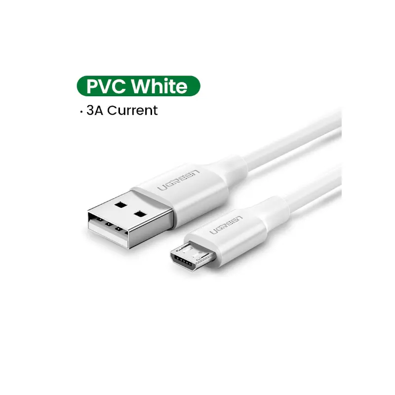 Cable Usb-A 2.0 A Micro Usb 1M Blanco Us289 Ugreen