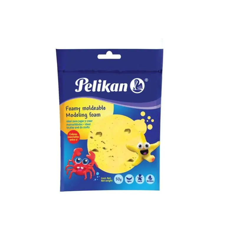 Foamy Moldeable Amarillo 50gr Pelikan