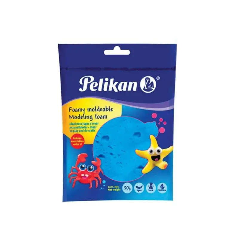 Foamy Moldeable Azul Cielo 50gr Pelikan