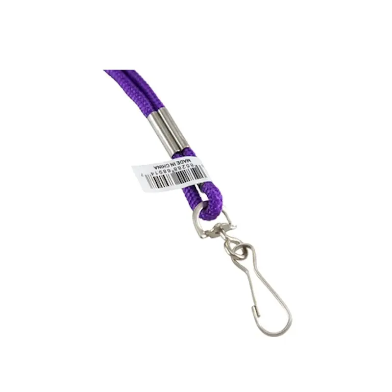 Cordon Para Gafete Morado 36  Con Gancho 68914