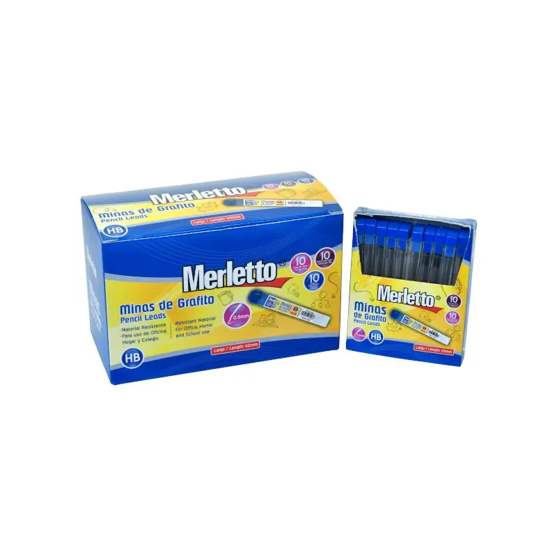 Mina Merletto 0.5Mm Paquete 10