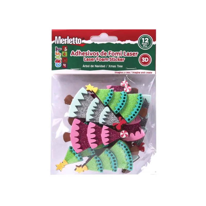 Foamy Adhesivo 3D Navideño Merletto
