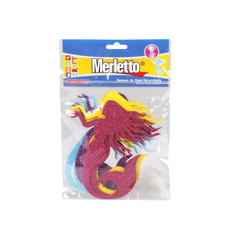 Foamy Escarchado Sirena Paquete8 Merletto