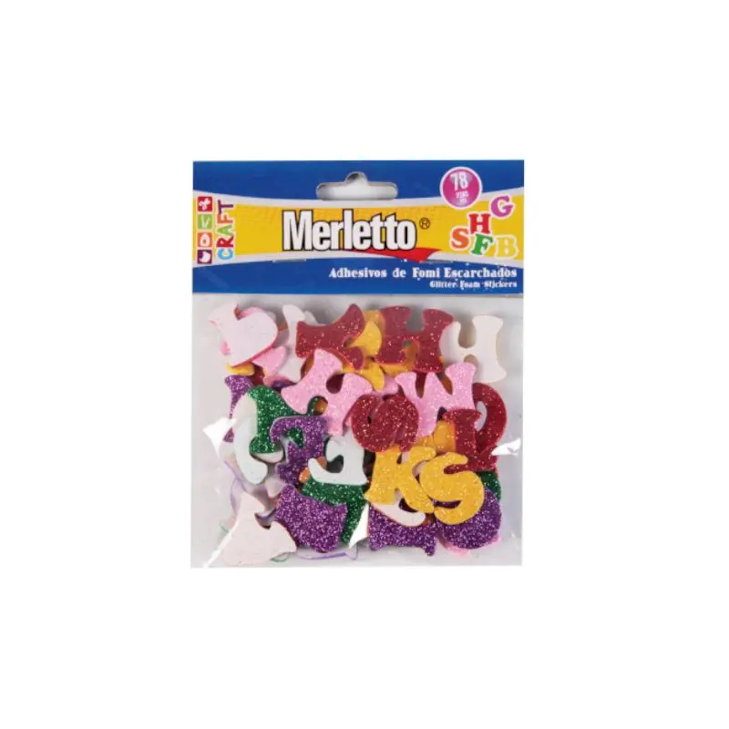 Foamy Adhesivo Letras Surtido 92728 Merletto
