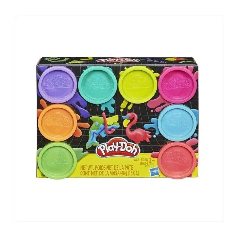 Plastilina Play Doh 8 Colores Neon 5Oz 2+