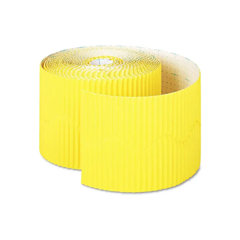 Borde Corrugado Amarillo 2-1/4X50'