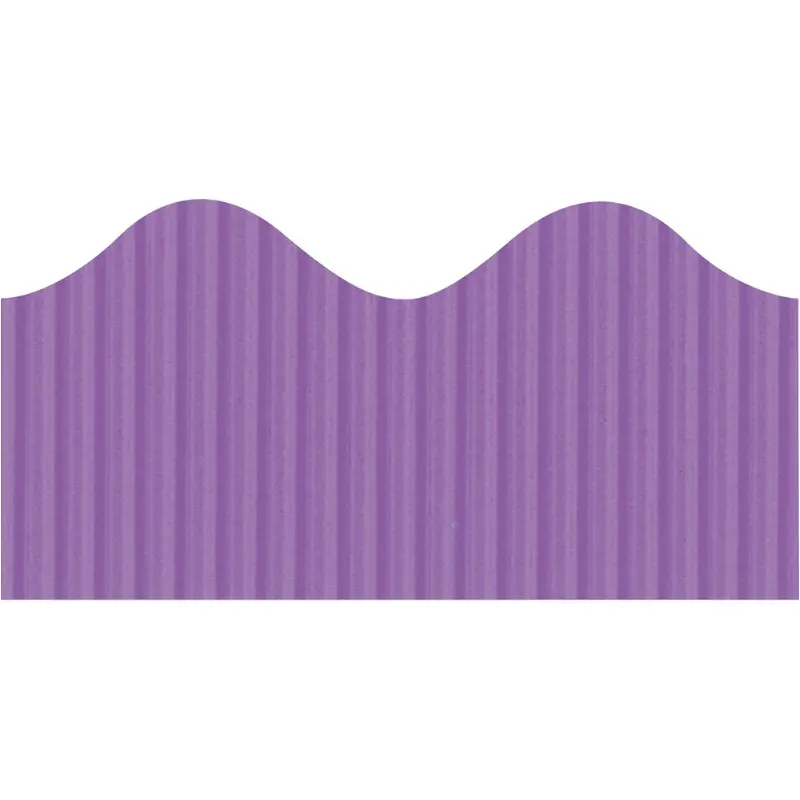 Borde Corrugado Violeta 2-1/4X50'