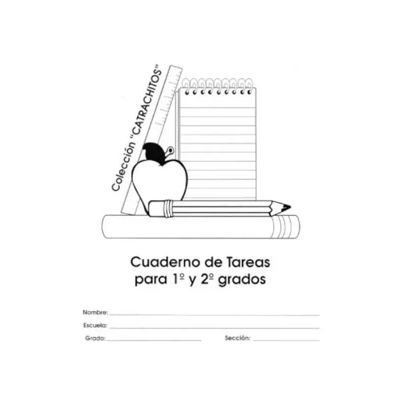 Cuaderno De Tarea Catrachito 1Ro/2Do Grado Manzanita