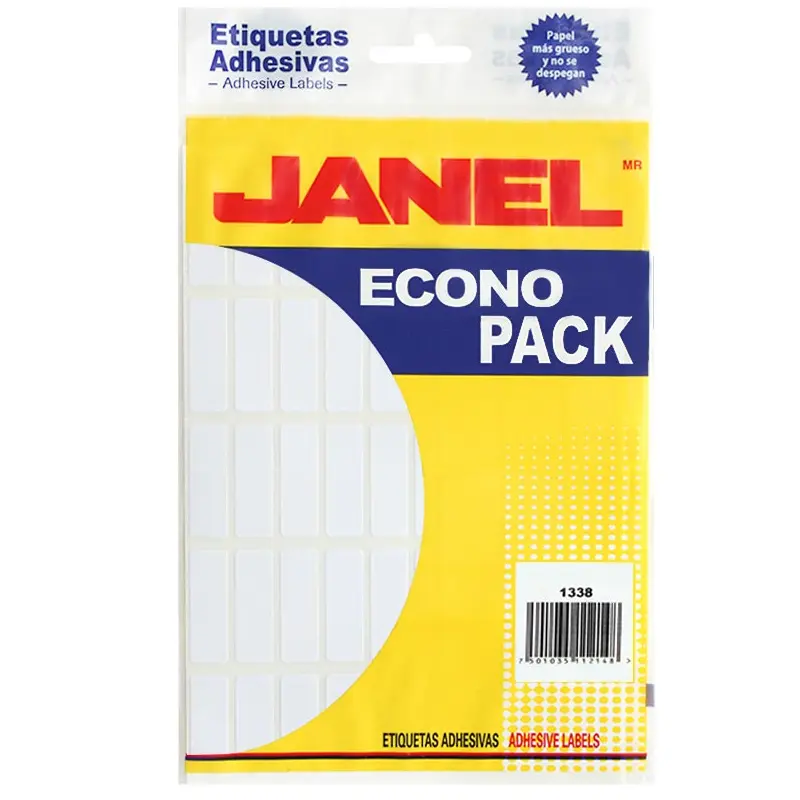 Etiqueta Janel 1/2 X 1 1/2 13 38 Econopack