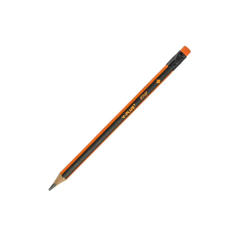 Lapiz Grafito Hb Paquete12 Y-Plus Jumbo Triangular Rayado Px1408/0