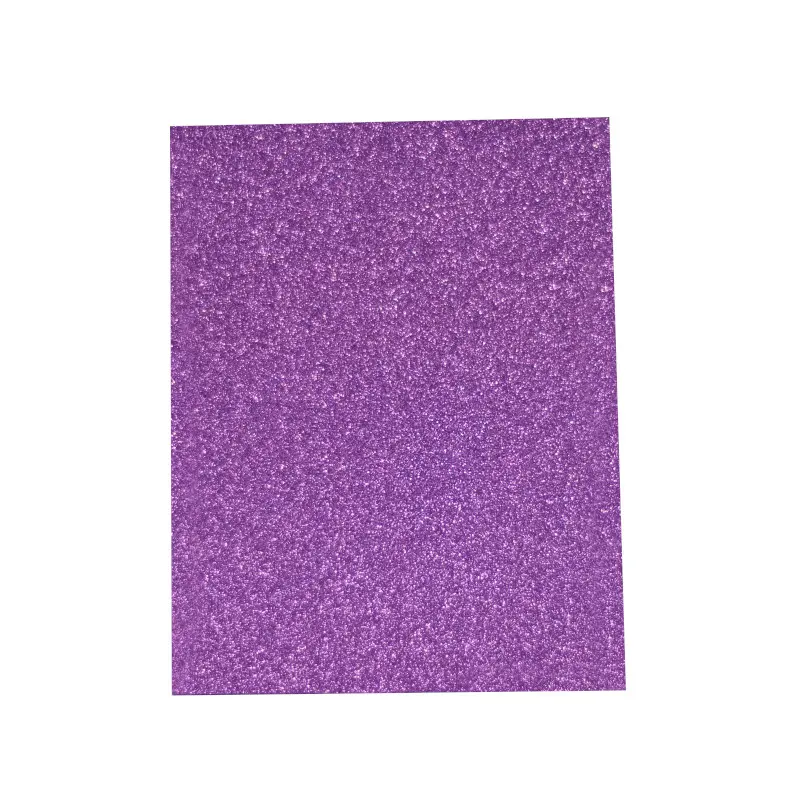 Foamy Tamaño Carta Escarchada Lila Paquete10