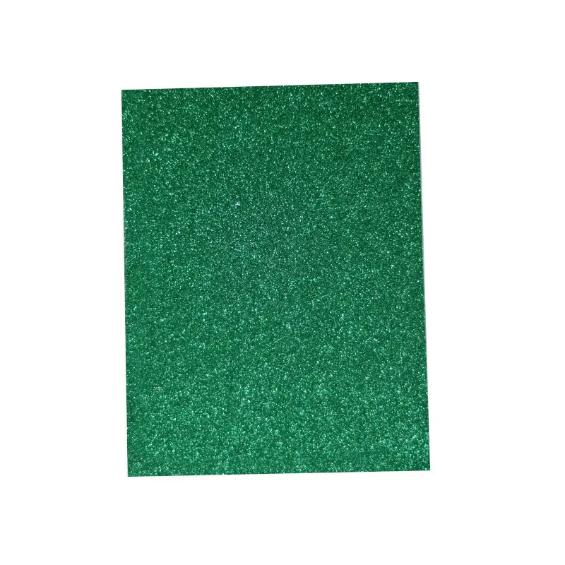 Foamy Tamaño Carta Escarchada Verde Manzana Paquete10