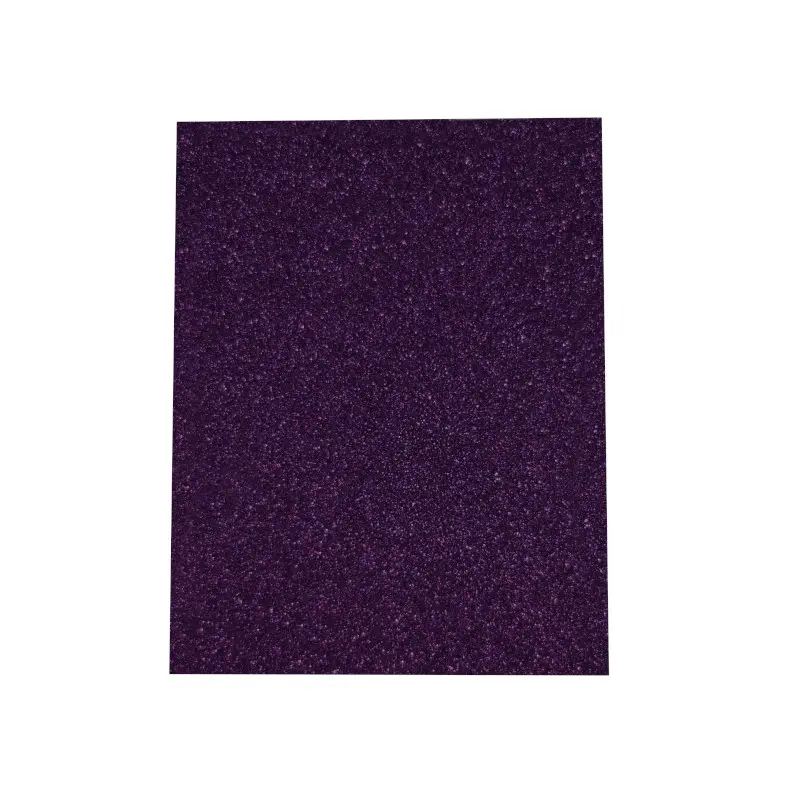 Foamy Tamaño Carta Escarchada Violeta Paquete10
