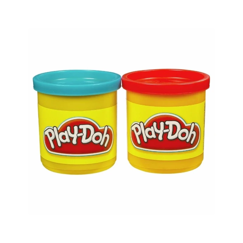 Plastilina Play Doh 2 Colores Neon Rojo  Azul 6Oz 2+