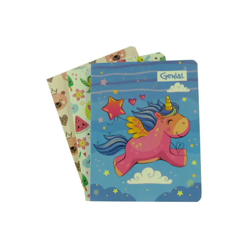 Cuaderno Unico Corto 400 Pag Genial Diseños Niña