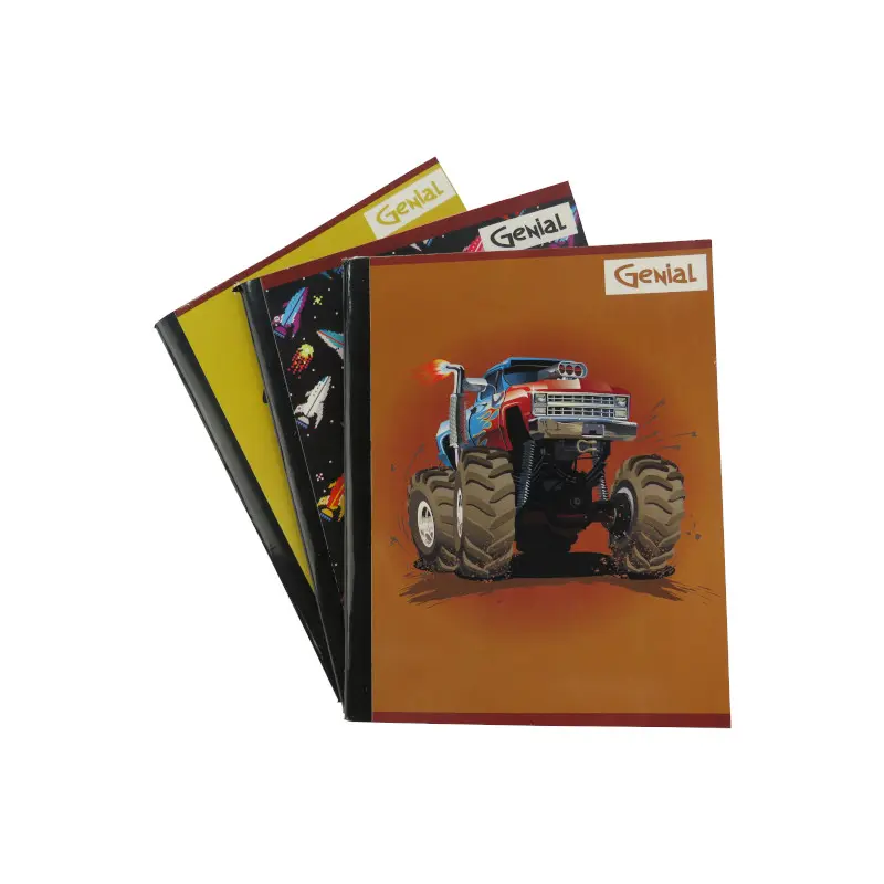 Cuaderno Cosido Grande 200 Pag Genial Diseños Niño