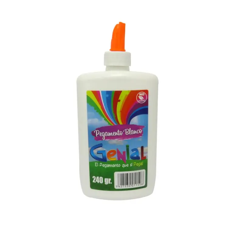 Pegamento Blanco 250gr (8.5 Oz) Genial