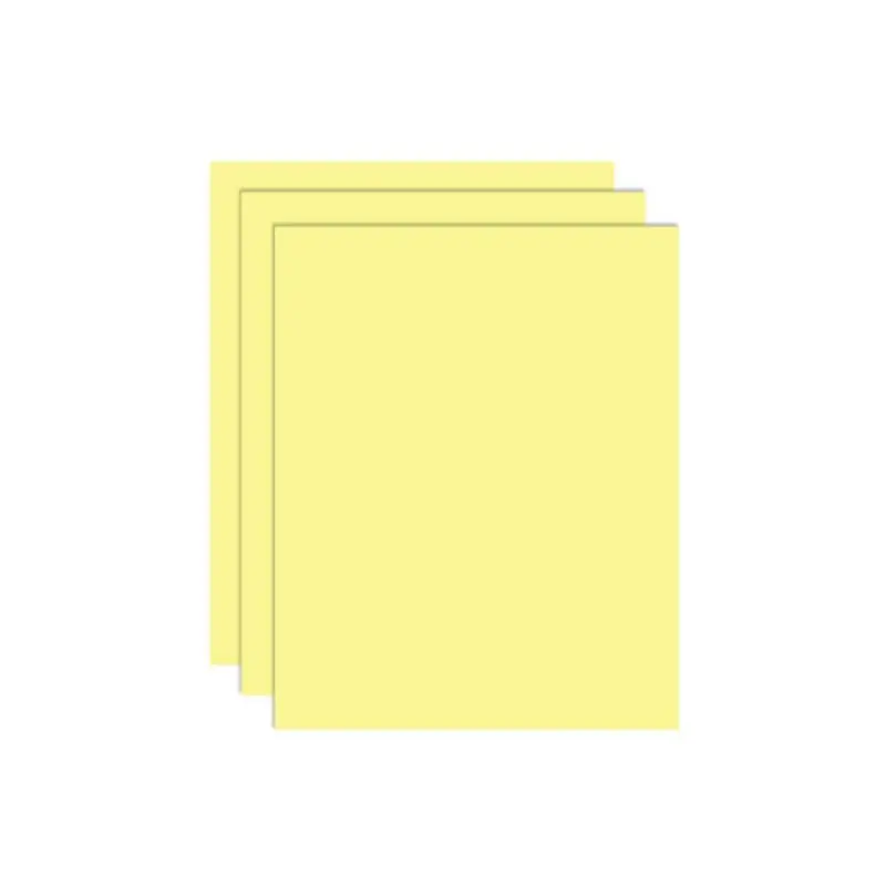Papel Carta B20 Amarillo 100hjs Genial