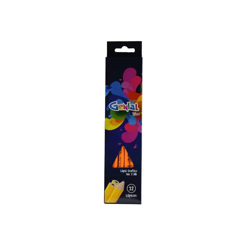 Lapiz Grafito #2 Hb Paquete12 Genial Max
