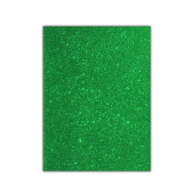 Foamy Pliego Escarchada Verde Hoja Paquete10 50X70Cm