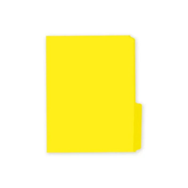 Folder Tamaño Carta Paquete10 Amarillo Genial