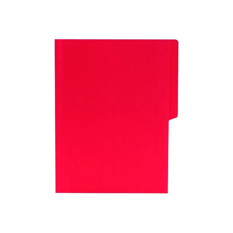 Folder Tamaño Carta Paquete10 Rojo Genial