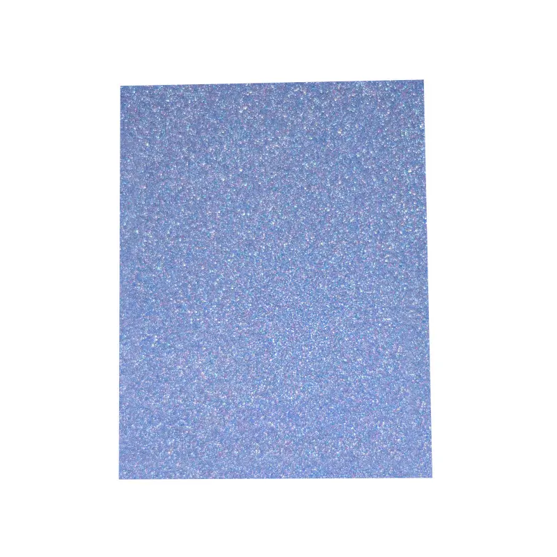 Foamy Tamaño Carta Escarchada Iriscente Azul-Lila Paquete10