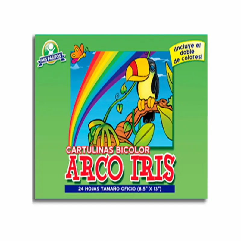 Block Tamaño Carta Cartulina Tropical 20Hojas Mis Pasitos