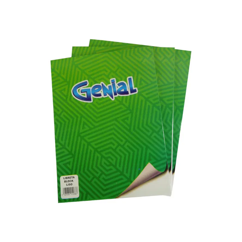 Block Liso Tamaño Carta 70hjs Genial Horizontal