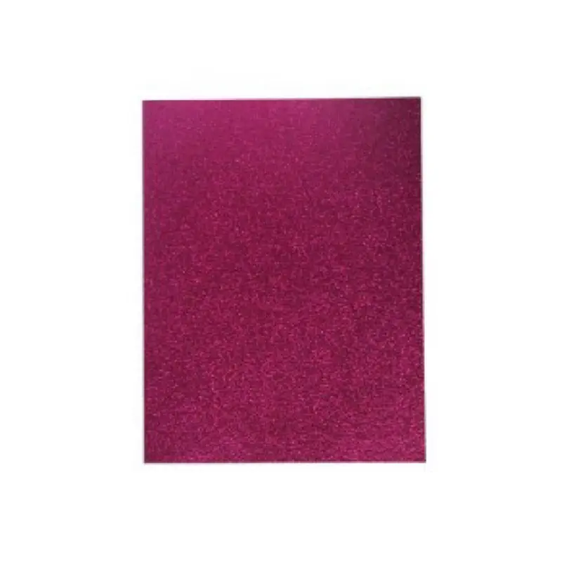 Cartulina Escarchada Paquete25 Violeta 50x70cm