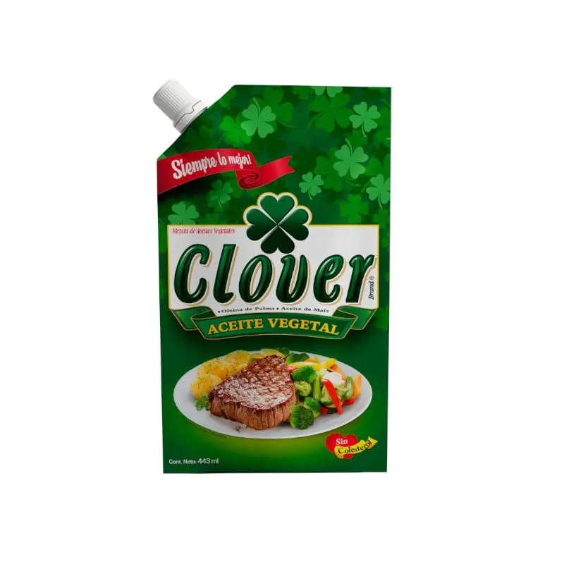 Aceite Clover Brand 15 Onz Doypack Spout