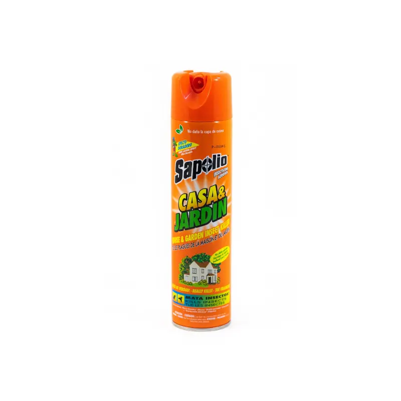Insecticida Sapolio Casa Jardin Naranja 360 Ml