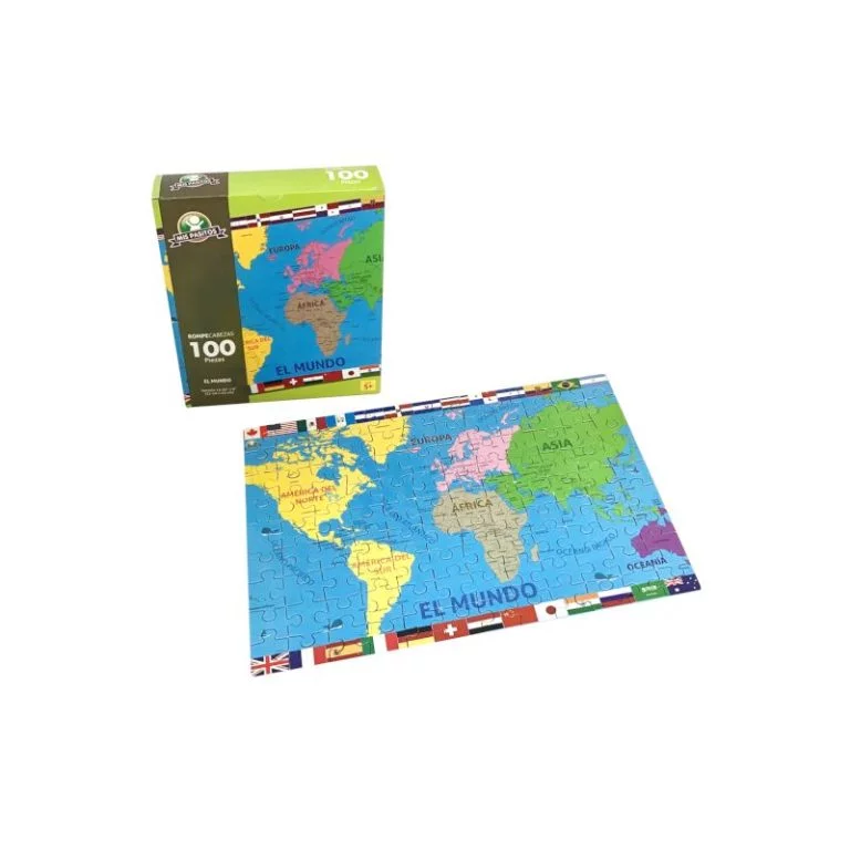 Rompecabezas El Mundo 100Piezas Mis Pasitos